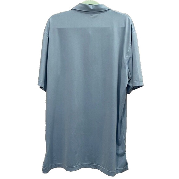 Peter Millar Summer Comfort Polo Shirt Mens Large Blue Golf Tournament Logo - Picture 2 of 4